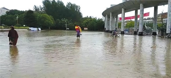 山東大暴雨，羅德移動泵車隨時待命